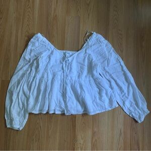 White long sleep top